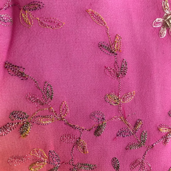 Saree dyed in shades of dusk Vintage preloved [Firm] - Picture 7 of 14